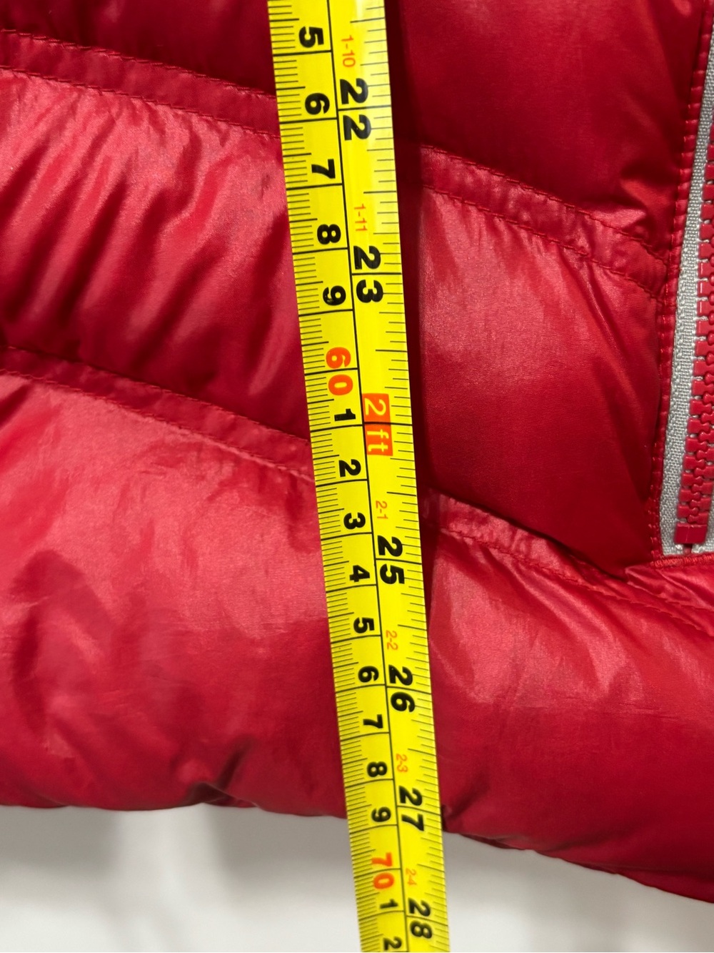 Marmot Women’s Red Hooded Down Puffer Jacket Size Large | Lightweight Winter - Picture 7 of 10